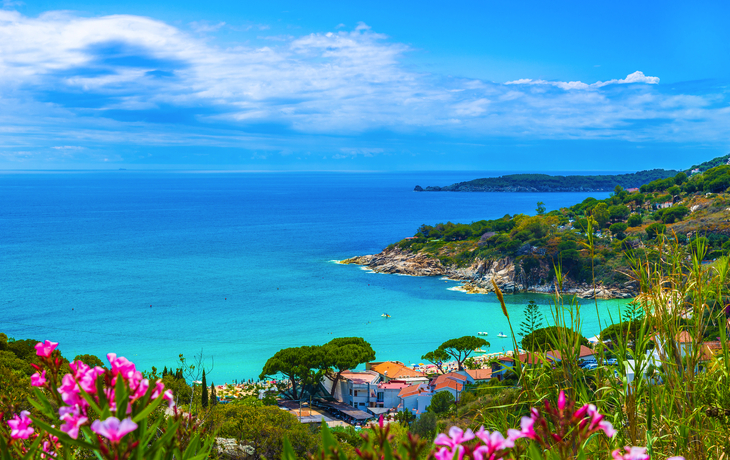 Küste nahe Portoferraio auf der Insel Elba
