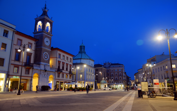 Stadtzentrum von Rimini, Italien