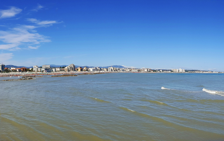 Cattolica an der adriatischen Riviera in der Provinz Rimini in der Emilia-Romagna, Italien