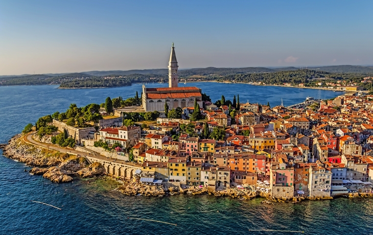 Luftaufnahme von Rovinj, Kroatien