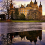 Schweriner Schloss im Winter, Mecklenburg-Vorpommern